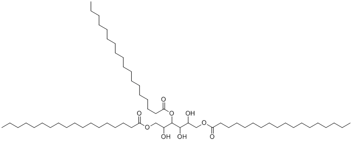 structure of CAS# 26658-19-5, Sorbitan Tristearate;1,3,6-Tri-O-stearoylhexitol