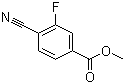 structure of CAS# 268734-34-5, Methyl 4-cyano-3-fluorobenzoate