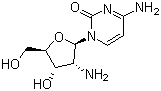 结构式 CAS# 26889-42-9, 2'-氨基-2'-脱氧胞苷