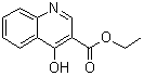 结构式 CAS# 26892-90-0, 4-羟基喹啉-3-羧酸乙酯