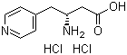 structure of CAS# 269396-67-0, (R)-3-Amino-4-(4-pyridyl)butyric acid dihydrochloride
