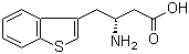 structure of CAS# 269398-95-0, (R)-3-Amino-4-(3-benzothienyl)butanoic acid;(betaR)-beta-Aminobenzo[b]thiophene-3-butanoic acid