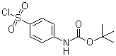 结构式 CAS# 269747-25-3, [4-(氯磺酰基)苯基]氨基甲酸叔丁酯