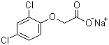 structure of CAS# 2702-72-9, Sodium 2,4-dichlorophenoxyacetate;2,4-Dichlorophenoxyacetic acid sodium salt; 2,4-D sodium salt