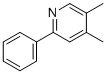 structure of CAS# 27063-84-9, 4,5-Dimethyl-2-phenylpyridine