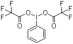 结构式 CAS# 2712-78-9, [双(三氟乙酰氧基)碘]苯