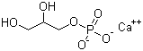结构式 CAS# 27214-00-2, 甘油磷酸钙; 甘油磷酸酯钙盐