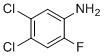 4,5-Dichloro-2-fluoroaniline molecular structure (CAS 2729-36-4)