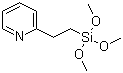 structure of CAS# 27326-65-4, 2-(2-Pyridyl)ethyltrimethoxysilane