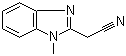 structure of CAS# 2735-62-8, (1-Methyl-1H-benzoimidazol-2-yl)acetonitrile