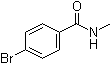 structure of CAS# 27466-83-7, 4-Bromo-N-methylbenzamide;N-Methyl-4-bromobenzamide; N-Methyl-p-bromobenzamide; p-Bromo-N-methylbenzamide