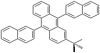 结构式 CAS# 274905-73-6, 3-叔丁基-9,10-二(2-萘)蒽