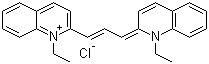 结构式 CAS# 2768-90-3, 氯化频哪氰醇; 1,1'-二乙基-2,2'-羰花青氯化物