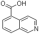 结构式 CAS# 27810-64-6, 异喹啉-5-甲酸; 5-异喹啉甲酸
