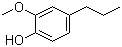 Dihydroeugenol molecular structure (CAS 2785-87-7)