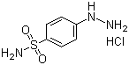 structure of CAS# 27918-19-0, 4-Sulfonamide-phenylhydrazine hydrochloride;Phenylhydrazine-4-sulfonamide hydrochloride