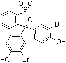 结构式 CAS# 2800-80-8, 溴酚红; 二溴苯酚磺酞