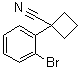 结构式 CAS# 28049-62-9, 1-(2-溴苯基)环丁烷甲腈