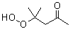 4-氢过氧基-4-甲基-2-戊酮分子结构 (CAS 28056-59-9)