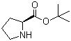 结构式 CAS# 2812-46-6, L-脯氨酸叔丁酯