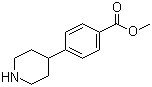 structure of CAS# 281235-04-9, Methyl 4-(piperidin-4-yl)benzoate;4-Piperidin-4-ylbenzoic acid methyl ester