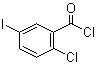 structure of CAS# 281652-58-2, 5-Iodo-2-chlorobenzoyl chloride;2-Chloro-5-iodobenzoyl chloride