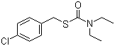 structure of CAS# 28249-77-6, Thiobencarb;S-((4-chlorophenyl)methyl) diethylcarbamothioate; 4-Chlorobenzyl diethylthiolcarbamate; 4-Chlorobenzyl N,N-diethylthiocarbamate