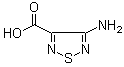 structure of CAS# 2829-58-5, 4-Amino-1,2,5-thiadiazole-3-carboxylic acid;NSC 72521