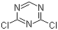 structure of CAS# 2831-66-5, 2,4-Dichloro-1,3,5-triazine