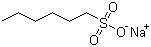 structure of CAS# 2832-45-3, Sodium 1-hexanesulfonate;1-Hexanesulfonic acid sodium salt