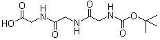 N-[N-[N-[(tert-Butoxyl)carbonyl]glycyl]glycyl]glycine molecular structure (CAS 28320-73-2)