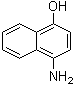 structure of CAS# 2834-90-4, 4-Amino-1-naphthol;1-Amino-4-hydroxynaphthalene; 1-Amino-4-naphthol