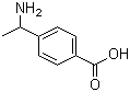 4-(1-氨基乙基)苯甲酸分子结构 (CAS 28357-95-1)