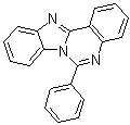 结构式 CAS# 28381-92-2, 6-苯基苯并咪唑并[1,2-c]喹唑啉