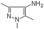 结构式 CAS# 28466-21-9, 1,3,5-三甲基-1H-吡唑-4-胺