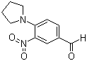 结构式 CAS# 284679-97-6, 3-硝基-4-(1-吡咯烷基)苯甲醛