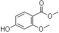 结构式 CAS# 28478-46-8, 4-羟基-2-甲氧基苯甲酸甲酯