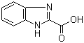 结构式 CAS# 2849-93-6, 1H-苯并咪唑-2-甲酸