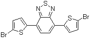 结构式 CAS# 288071-87-4, 4,7-双(2-溴-5-噻吩基)-2,1,3-苯并噻二唑