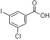 structure of CAS# 289039-25-4, 3-Chloro-5-iodobenzoic acid