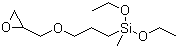 (3-Glycidoxypropyl)methyldiethoxysilane molecular structure (CAS 2897-60-1)