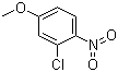 structure of CAS# 28987-59-9, 2-Chloro-4-methoxynitrobenzene