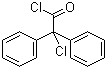 structure of CAS# 2902-98-9, 2-Chloro-2,2-diphenylacetyl chloride