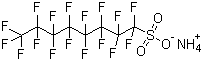 结构式 CAS# 29081-56-9, 全氟辛基磺酸胺; FC-120