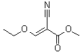 structure of CAS# 29096-99-9, 2-Cyano-3-ethoxy-2-propenoic acid methyl ester;Methyl 2-(ethoxymethylene)-2-cyanoacetate; Methyl 2-cyano-3-ethoxyacrylate; Methyl cyano(ethoxymethylene)acetate; Methyl cyano(ethoxymethylidene)acetate; Methyl ethoxymethylenecyanoacetate; NSC 522188; NSC 617607