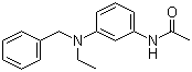 结构式 CAS# 29103-58-0, 3-(N-乙基-N-苄基)氨基乙酰苯胺; N-[3-[乙基(苯甲基)氨基]苯基]乙酰胺