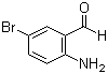 结构式 CAS# 29124-57-0, 2-氨基-5-溴苯甲醛