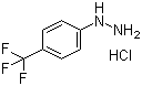 结构式 CAS# 2923-56-0, 4-三氟甲基苯肼盐酸盐