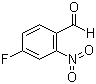 结构式 CAS# 2923-96-8, 4-氟-2-硝基苯甲醛
