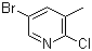structure of CAS# 29241-60-9, 2-Chloro-3-methyl-5-bromopyridine;5-Bromo-2-chloro-3-picoline
